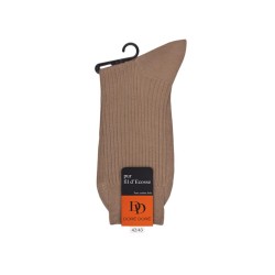 doré doré chaussettes Chaussettes côtelées Couleurs: Beig
