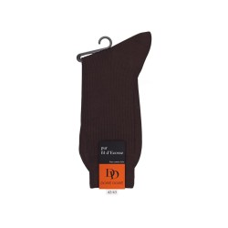 doré doré chaussettes Chaussettes côtelées Couleurs: Marro