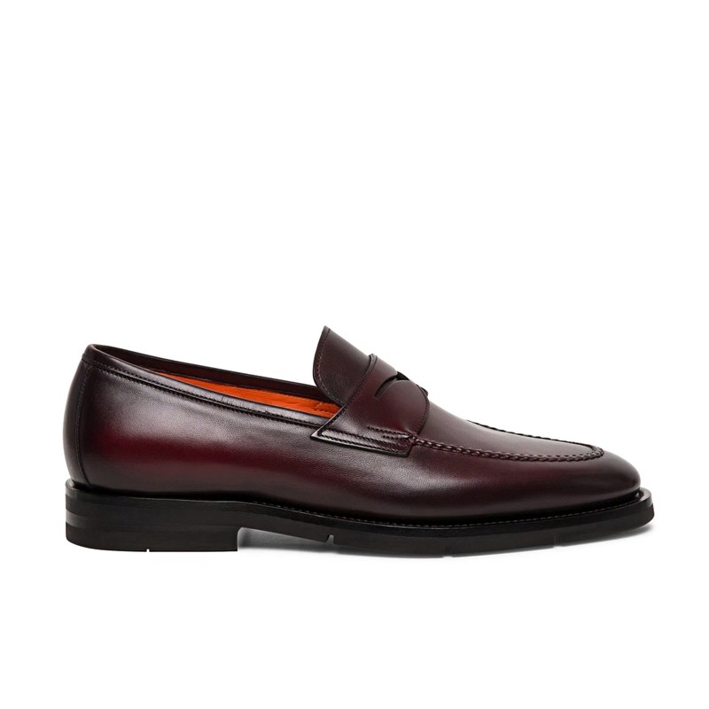 santoni mocassins et slip-on mocassins carlosi patt Semelles: Gomme...