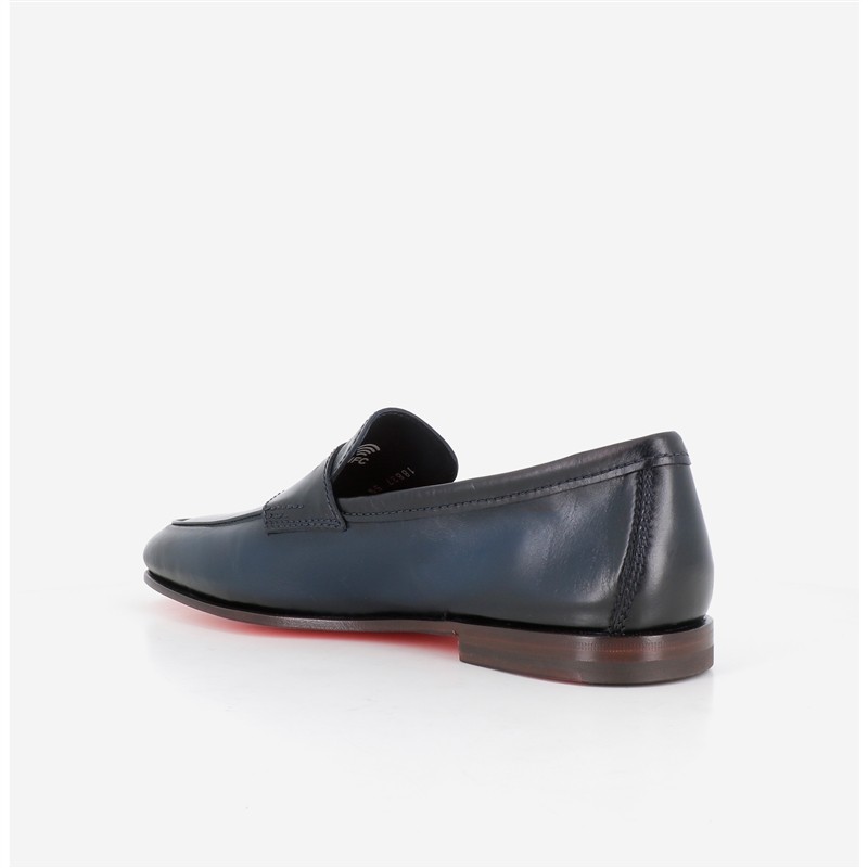 santoni mocassins et slip-on mocassins carlosi patt Semelles: Cuir ...