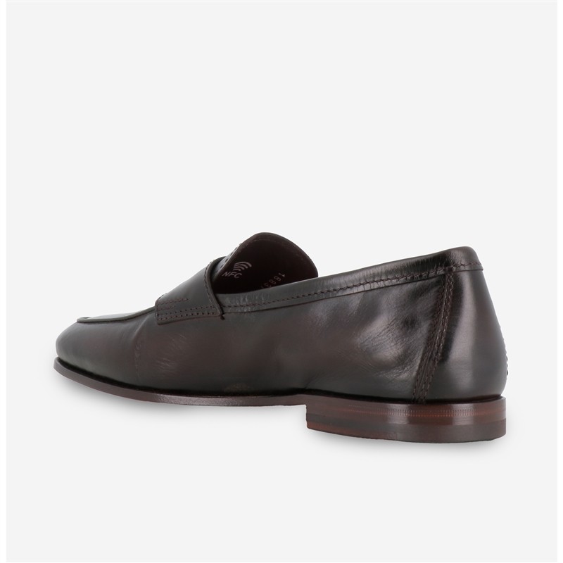 santoni mocassins et slip-on mocassins carlosi patt Semelles: Cuir ...