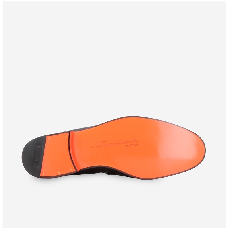 santoni mocassins et slip-on mocassins carlosi patt Semelles: Cuir ...
