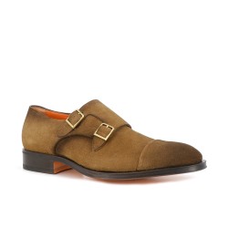 santoni chaussures à boucles Double-boucles Carter Semelles: Cuir -...