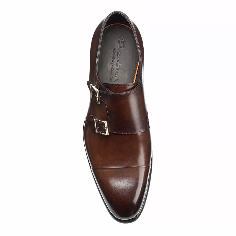 santoni chaussures à boucles Double-boucles Carter Semelles: Cuir -... santoni chaussures à boucles Double-boucles Carter Semelles: Cuir -...