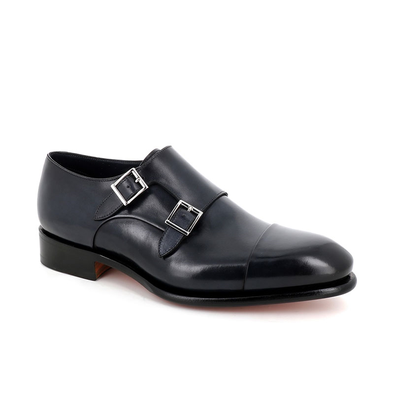 santoni chaussures à boucles Double-boucle Carter Semelles: Cuir -M... santoni chaussures à boucles Double-boucle Carter Semelles: Cuir -M...