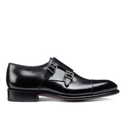 santoni chaussures à boucles Double-boucles Carter Semelles: Cuir -...