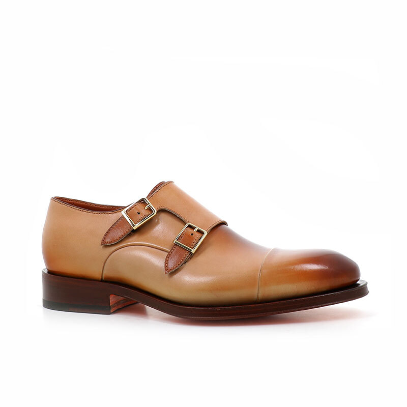 santoni chaussures à boucles Double-boucles Carter Semelles: Cuir -... santoni chaussures à boucles Double-boucles Carter Semelles: Cuir -...