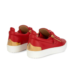 Escarpin Giuseppe Zanotti Rouge Vernis à Bout Ouvert - Taille 36 - Neuf Avec Boîte