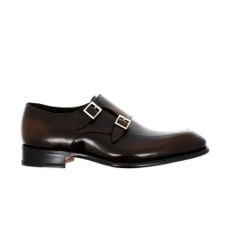 santoni chaussures à boucles carty Semelles: Cuir -Matières: Cuir -...