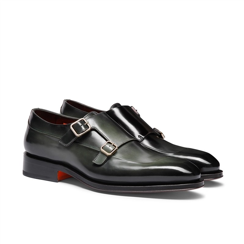 santoni chaussures à boucles Double-boucles Cart Plateau Semelles: ... santoni chaussures à boucles Double-boucles Cart Plateau Semelles: ...