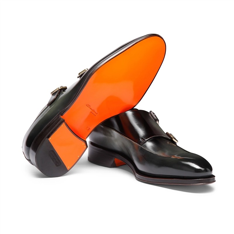 santoni chaussures à boucles Double-boucles Cart Plateau Semelles: ... santoni chaussures à boucles Double-boucles Cart Plateau Semelles: ...