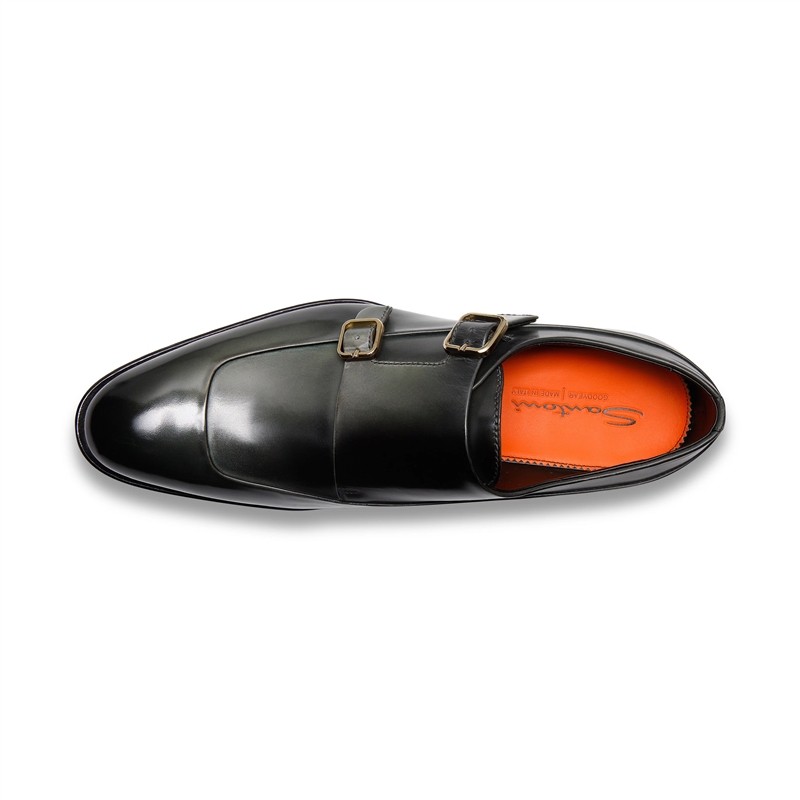 santoni chaussures à boucles Double-boucles Cart Plateau Semelles: ... santoni chaussures à boucles Double-boucles Cart Plateau Semelles: ...