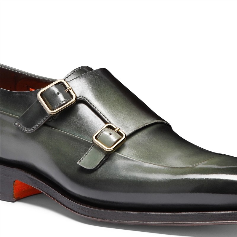 santoni chaussures à boucles Double-boucles Cart Plateau Semelles: ... santoni chaussures à boucles Double-boucles Cart Plateau Semelles: ...