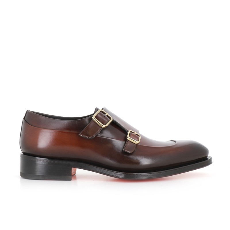 santoni chaussures à boucles Double-boucles Cart Plateau Semelles: ...