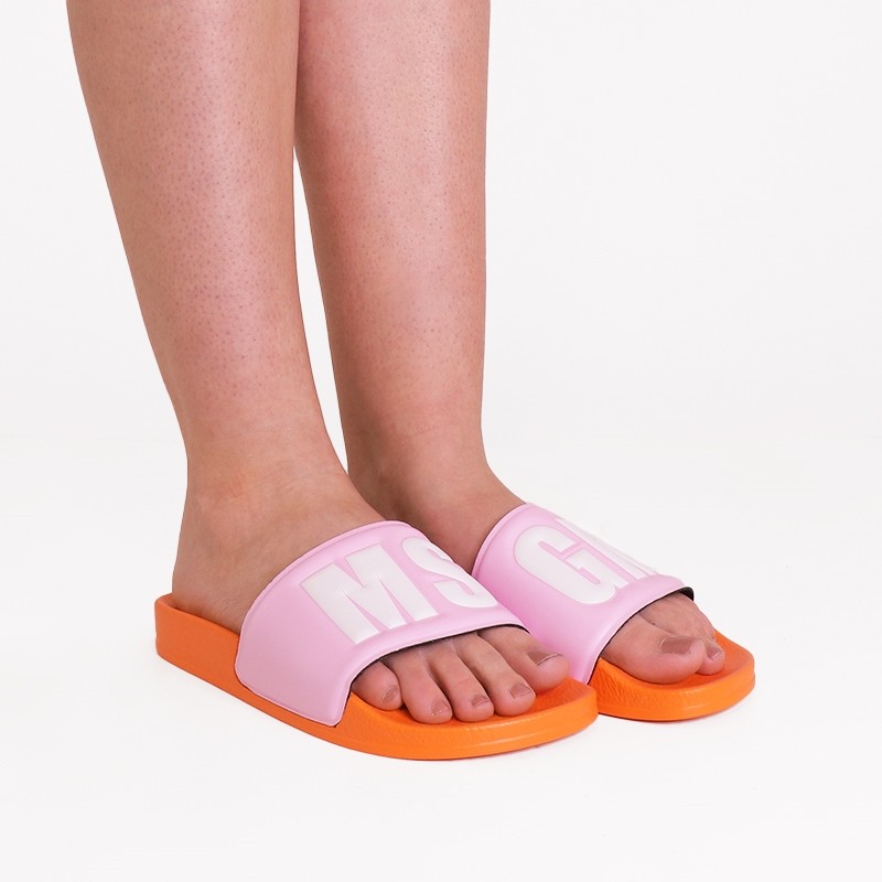 msgm sandales Mules Slide Matières: PVC -Couleurs: Rouge -Couleurs:...