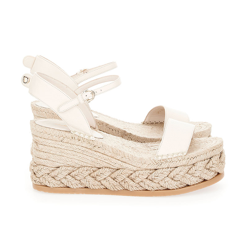 salvatore ferragamo sandales Sandales Compensées Thea Détails : Liè... salvatore ferragamo sandales Sandales Compensées Thea Détails : Liè...