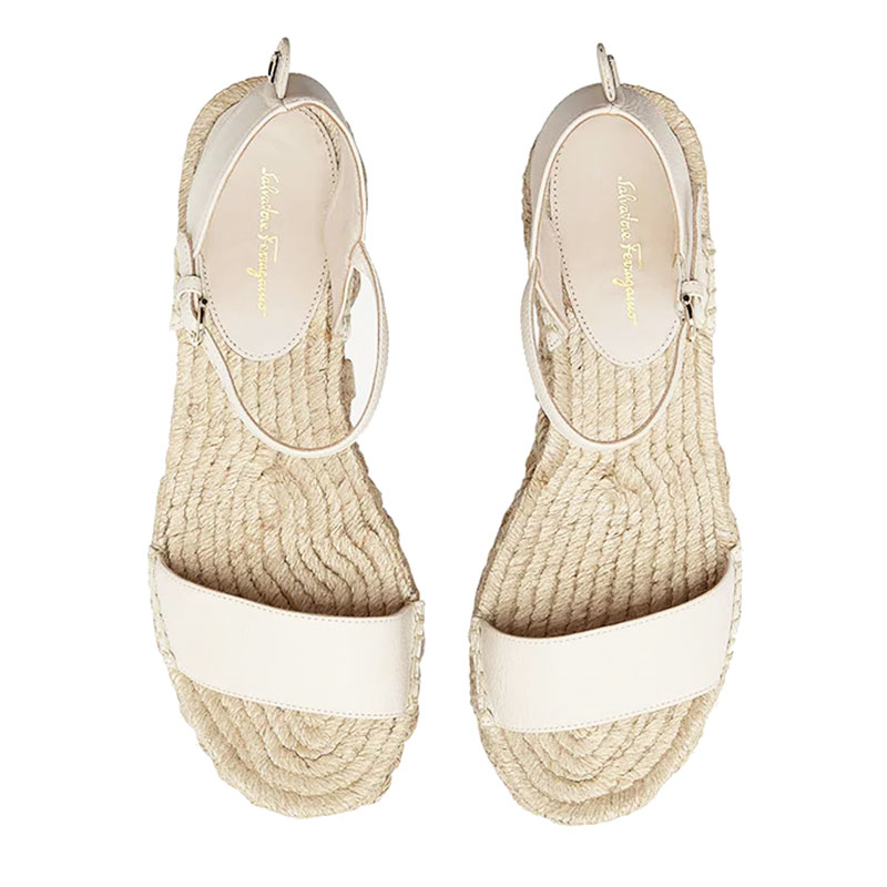 salvatore ferragamo sandales Sandales Compensées Thea Détails : Liè... salvatore ferragamo sandales Sandales Compensées Thea Détails : Liè...