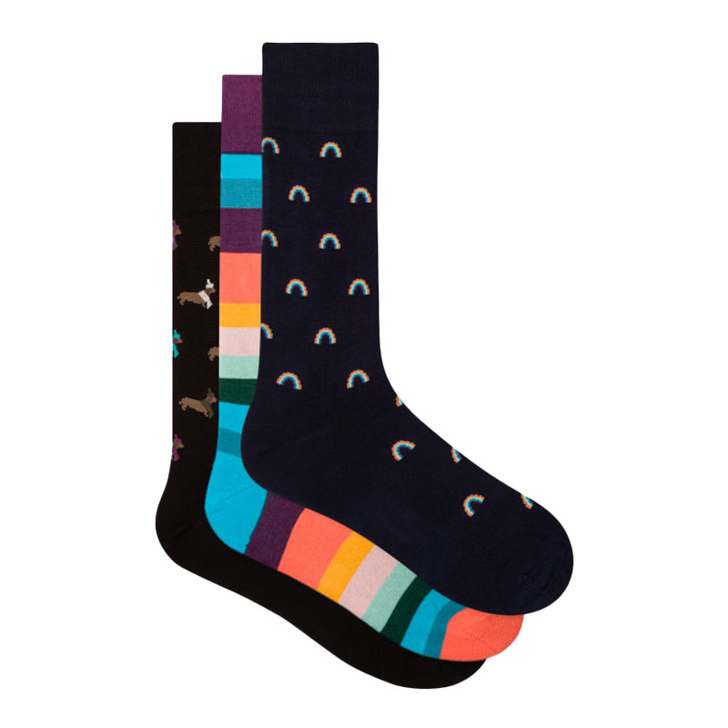 paul smith chaussettes chaussettes ps pack Détails : Motifs -Matièr...