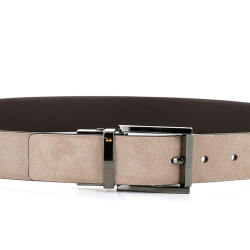 tod's ceintures Ceinture réversible Matières: Cuir -Matières: Nubuc...