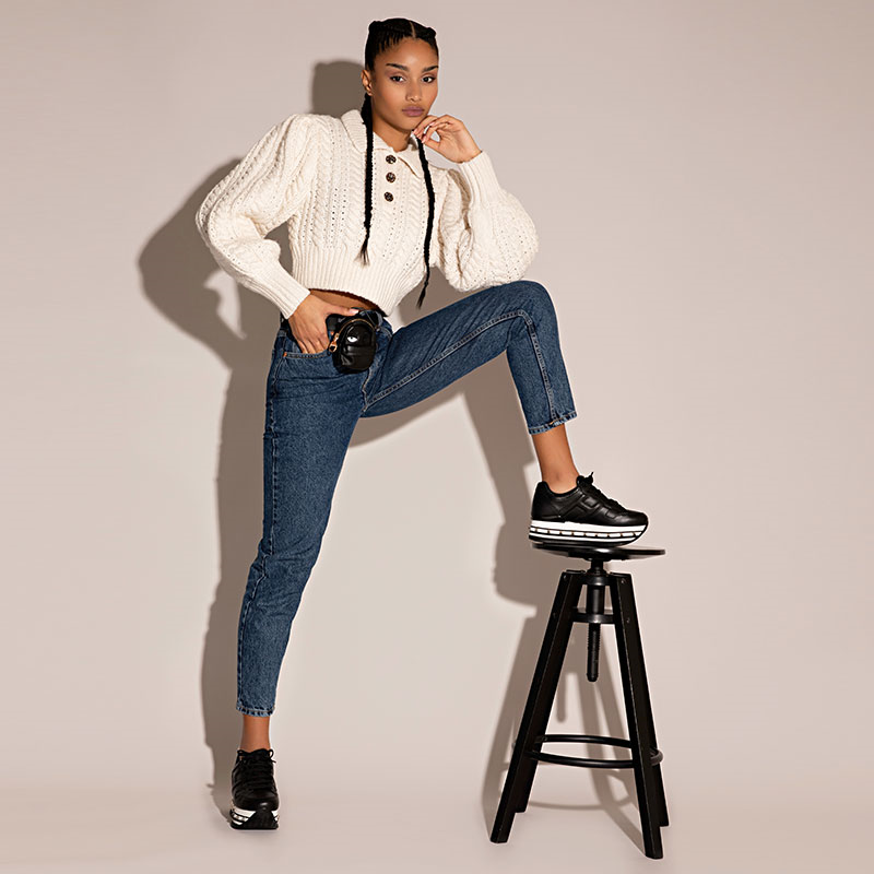 hogan sneakers elium maxi Détails : Bijoux -Détails : Cloutées -Dét... hogan sneakers elium maxi Détails : Bijoux -Détails : Cloutées -Dét...