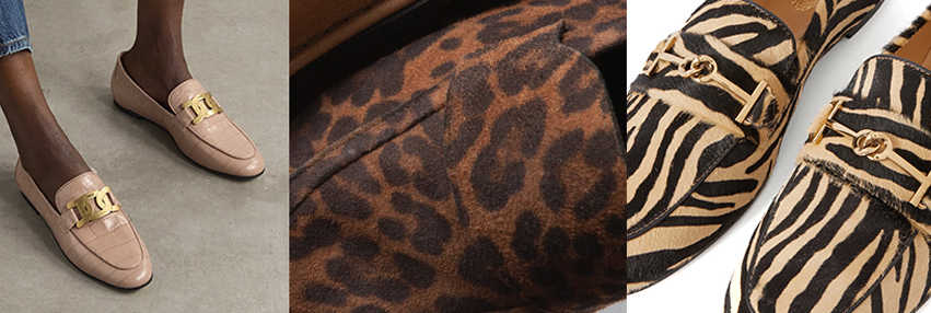 Chaussures haut de gamme femme imprimés animaliers