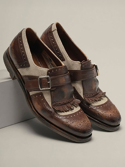 Pair of brown Church's shoes