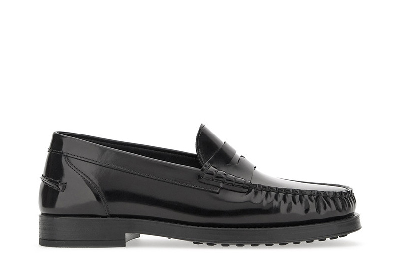 Modèle de Penny loafers Tod's en cuir noir